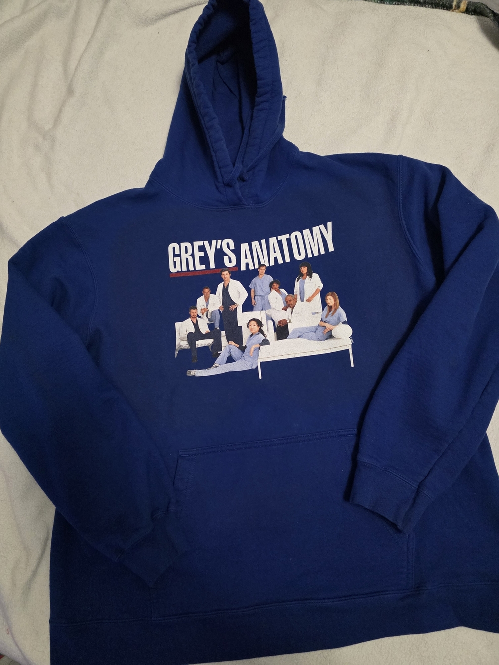 Grey's Anatomy Blue Graphic Hoodie Sweatshirt